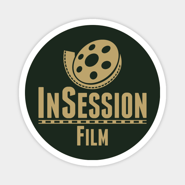 InSession Film Gold Logo Magnet by InSession Film